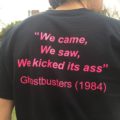 Ghostbusters T-shirt slogan