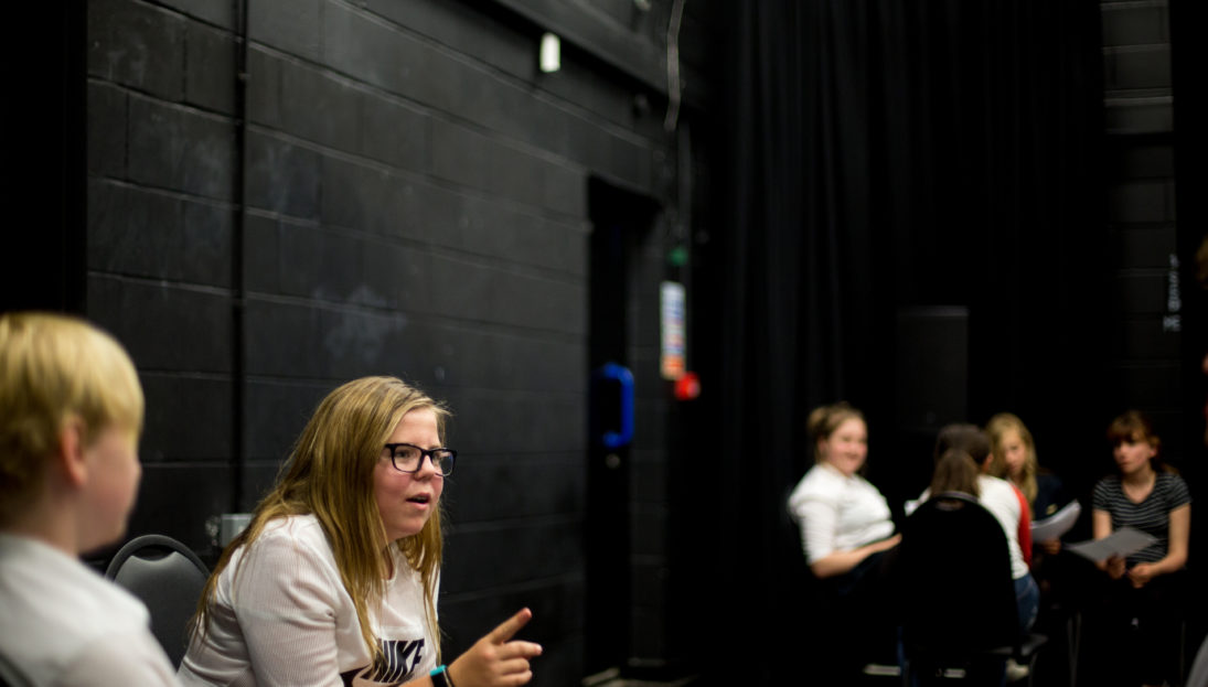 Gulbenkian Youth Theatre, Workshops. Photography by Jason Pay-1