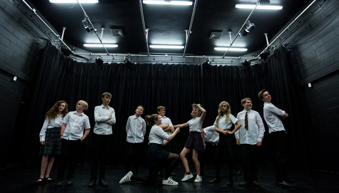 Gulbenkian youth theatre Workshops. Photography by Jason Pay-11