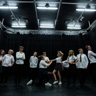 Gulbenkian youth theatre Workshops. Photography by Jason Pay-11