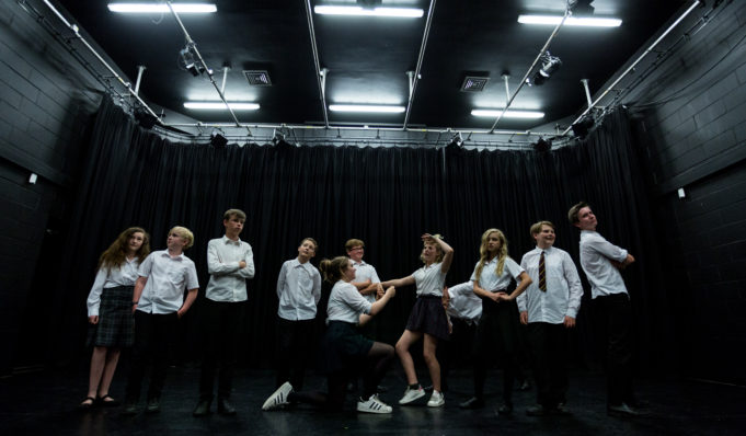 Gulbenkian youth theatre Workshops. Photography by Jason Pay-11