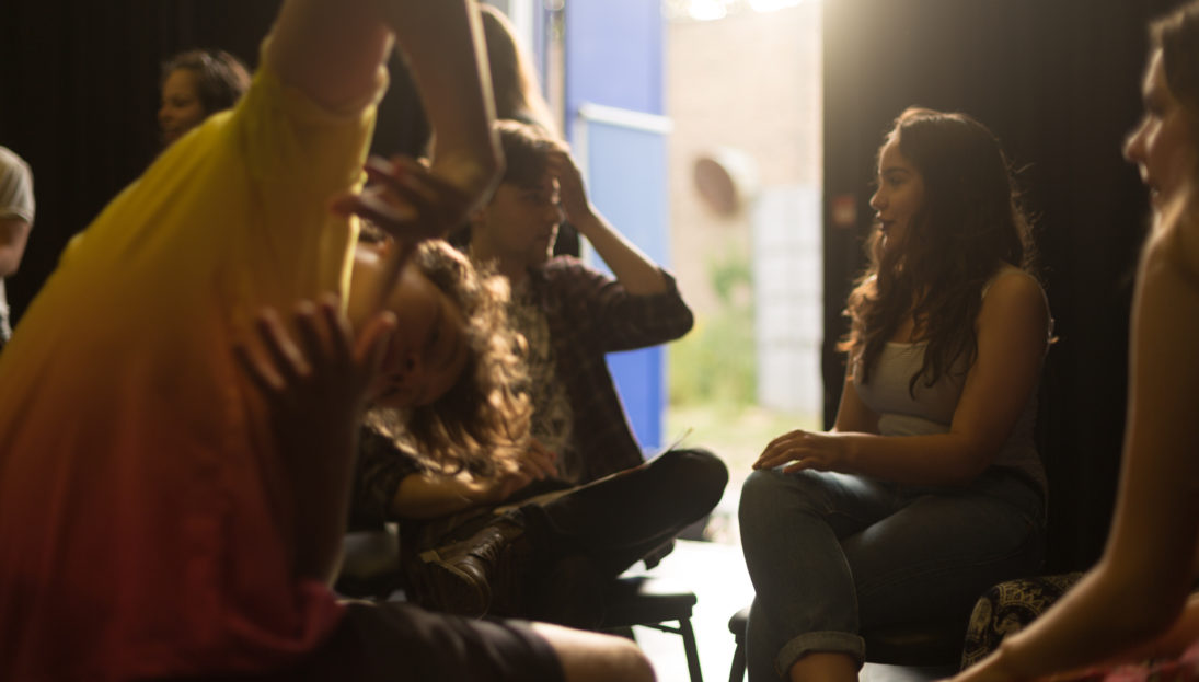 Gulbenkian youth theatre, Workshops. Photography by Jason Pay-37