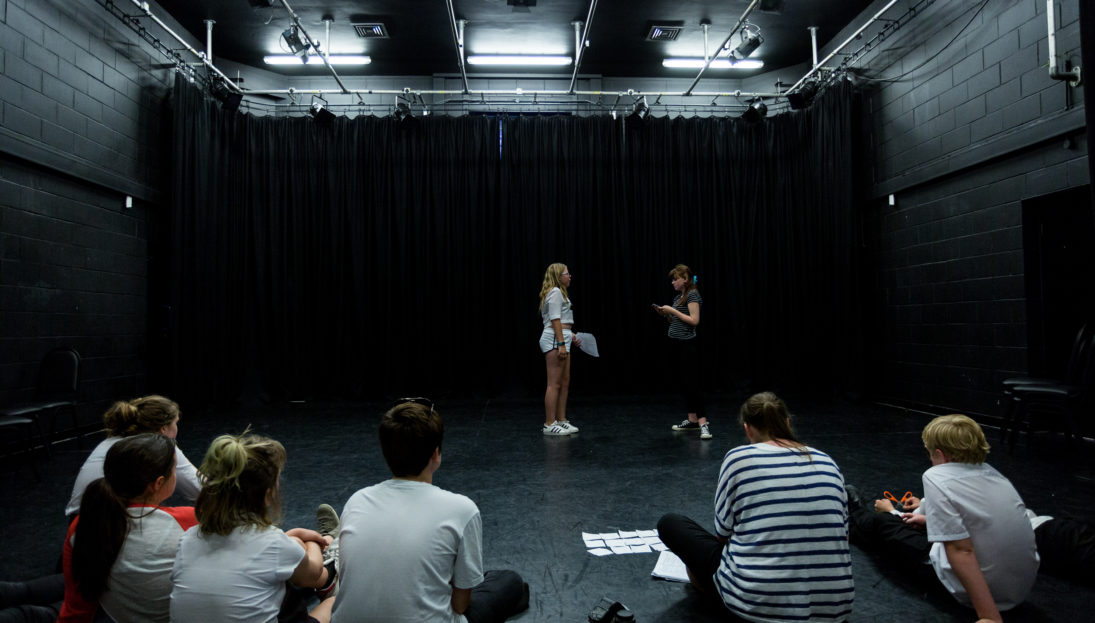 Gulbenkian, youth theatre Workshops. Photography by Jason Pay-8