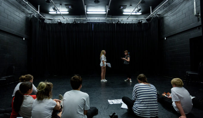 Gulbenkian, youth theatre Workshops. Photography by Jason Pay-8