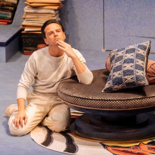 NTL 2019 Present Laughter - Photograph by Manuel Harlan 074
