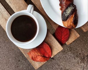 autumn cafe breakfast