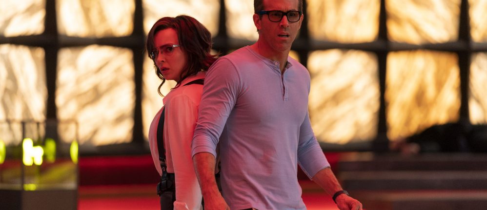 Jodie Comer and Ryan Reynolds in peril