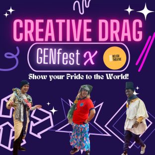 creative drag poster